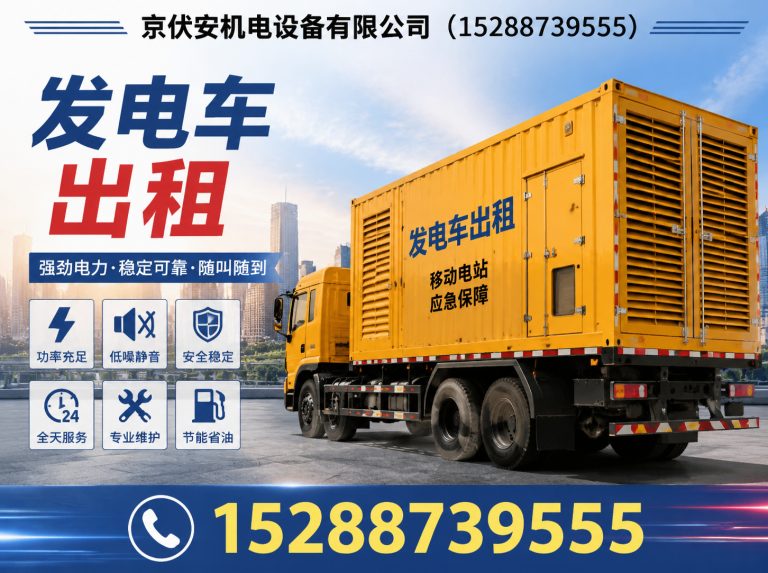 南阳柴油发电机组出租展示图