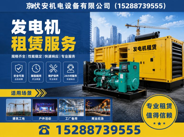 南阳静音发电车租赁展示图